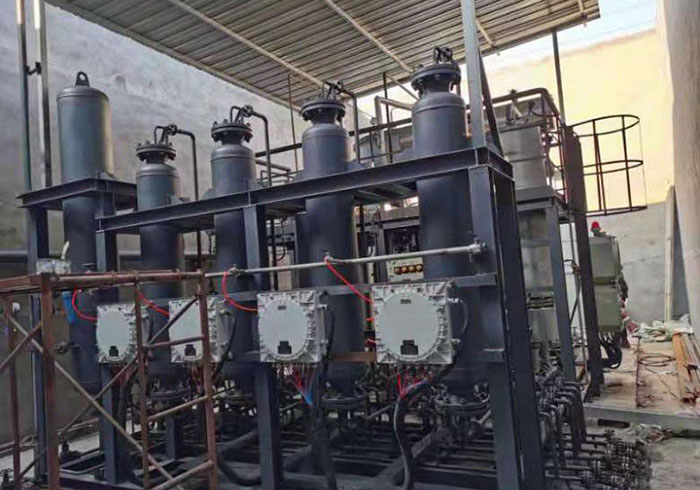 首批高純氮等壓成套系統天津華源時代站安裝完成